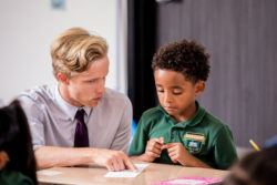 Teacher with Student