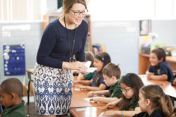 teacher in class