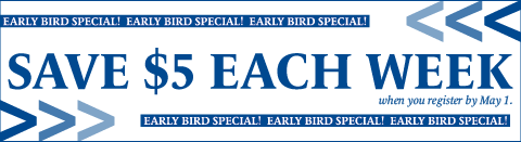 early bird discount