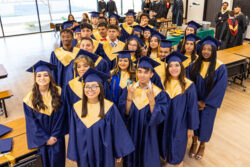 Maryvale Prep grads in their cap and gown